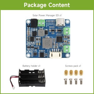 Solar Power Manager Module (D), Supports 6V~24V Solar Panel Robotics Bangladesh