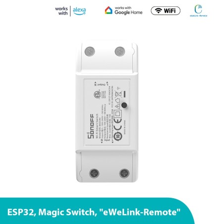 SONOFF Basic R4 WiFi Smart Switch (ESP32 Chip, 10A 2400W) Robotics Bangladesh