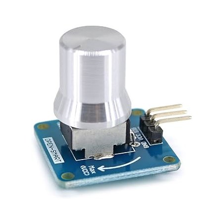 High Sensitivity Rotary Angle Sensor Adjustable Potentiometer Knob Module Robotics Bangladesh