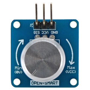 High Sensitivity Rotary Angle Sensor Adjustable Potentiometer Knob Module Robotics Bangladesh