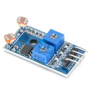 2 Channel LDR Photosensitive Resistance Sensor Module Robotics Bangladesh