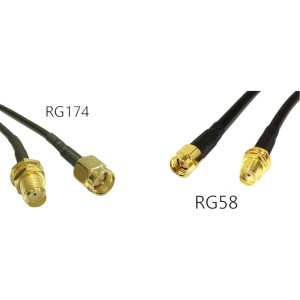 SMA Female to SMA Male - Interface Cable 10m RG174 Robotics Bangladesh