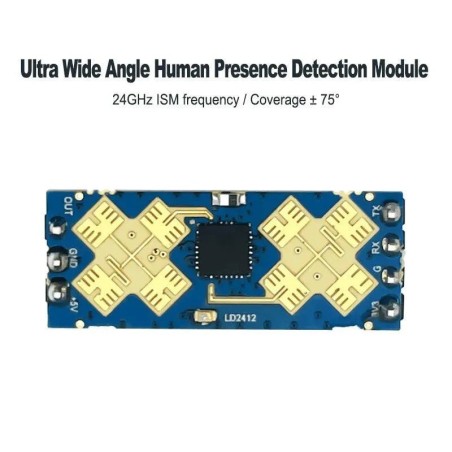 HLK-LD2412 Wide Angle Sensing mmWave Human Presence Sensing Module Robotics Bangladesh
