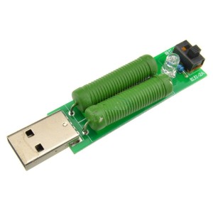 USB Load Resistance Current Voltage Tester - 5W to 10W Discharge Resistor Robotics Bangladesh