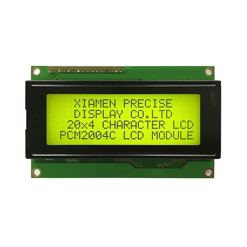 20x4 Character LCD Yellow Backlight Robotics Bangladesh