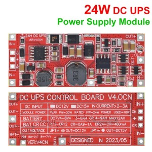 DC 12V 24W 1A UPS Power Supply Module - UPS Control Board Robotics Bangladesh