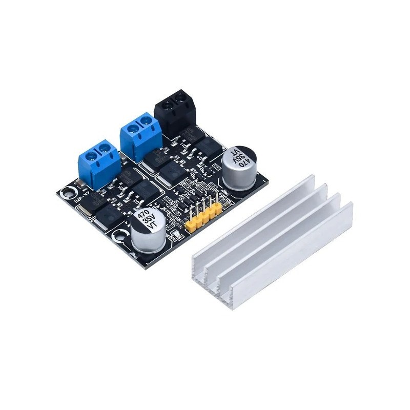 10A Dual DC Motor Drive Module with PWM Speed Regulation Robotics Bangladesh