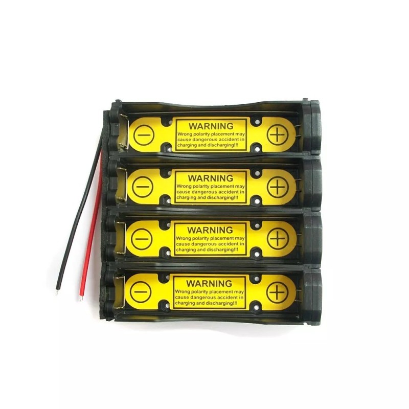 4S1P 14.8V 18650 Battery Holder with PCM Protection Circuit Module Robotics Bangladesh
