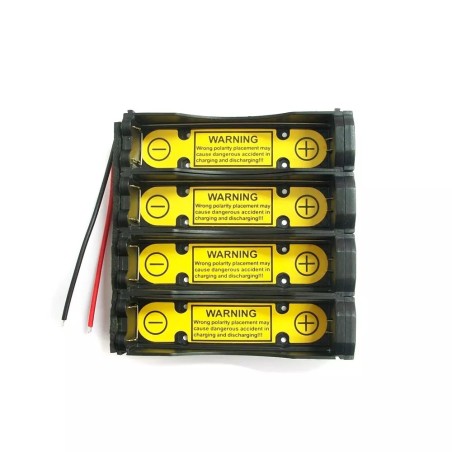 4S1P 14.8V 18650 Battery Holder with PCM Protection Circuit Module Robotics Bangladesh