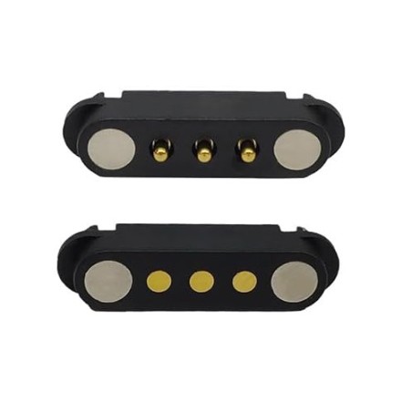 3-Pin 2A DC Magnetic Pogo Pin Connector - 2.