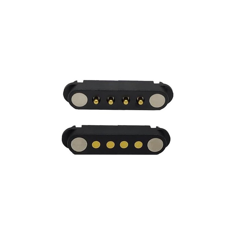 4-Pin 2A DC Magnetic Pogo Pin Connector - 2.