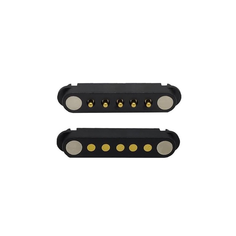 5-Pin 2A DC Magnetic Pogo Pin Connector - 2.
