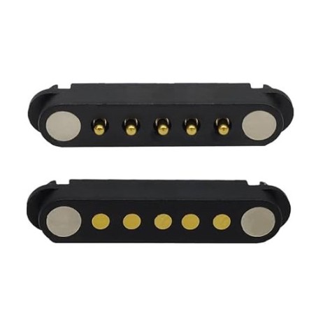 5-Pin 2A DC Magnetic Pogo Pin Connector - 2.