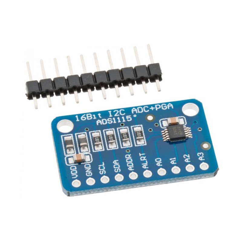 ADS1115 4-Channel 16-Bit Precision Analog-to-Digital Converter (ADC) Module Original Robotics Bangladesh