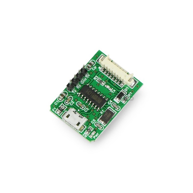 IDC 10 pin 1.27mm to MicroUSB Adapter for PMS7003 Air Purity Sensor Robotics Bangladesh
