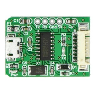 IDC 10 pin 1.27mm to MicroUSB Adapter for PMS7003 Air Purity Sensor Robotics Bangladesh