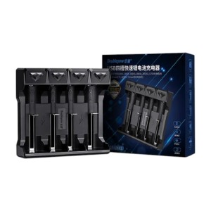 Doublepow DP-UK41 4 Slots 18650 Battery Charger Robotics Bangladesh