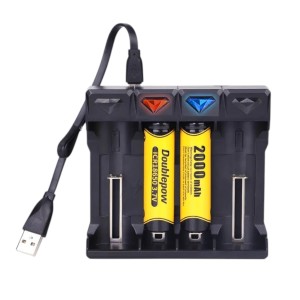 Doublepow DP-UK41 4 Slots 18650 Battery Charger Robotics Bangladesh