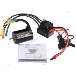 3650 Brushless Motor 3930KV + 60A Waterproof BEAST Series ESC