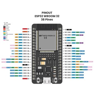 ESP-32S ESP-WROOM-32 Development Board 38P NodeMCU Robotics Bangladesh