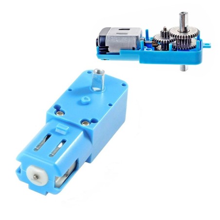 TT Motor Bi-Metal Gearbox Double-Sided Axle with 1:90 Gear Ratio Robotics Bangladesh