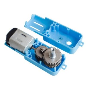 TT Motor Bi-Metal Gearbox Double-Sided Axle with 1:90 Gear Ratio Robotics Bangladesh