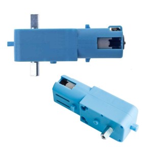 TT Motor Bi-Metal Gearbox Double-Sided Axle with 1:90 Gear Ratio Robotics Bangladesh