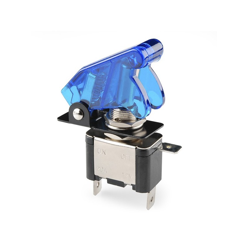 Toggle Switch and Cover - Illuminated (Blue) Robotics Bangladesh