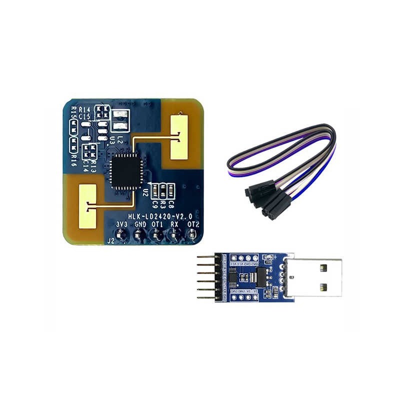 Hi-Link LD2420 24GHz Radar Sensor Module Kit Combo Robotics Bangladesh