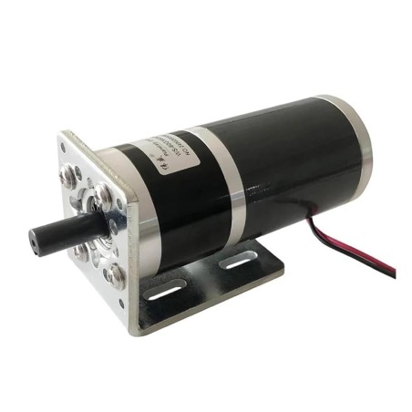 High Torque Planetary Gear Reduction 12V Motor with Bracket 60GX6092R 12mm Shaft 100 RPM Robotics Bangladesh