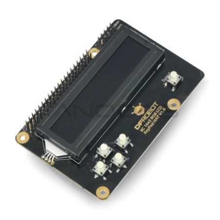 I2C 16x2 RGB LCD KeyPad HAT with RGB Backlight Compatible with Raspberry Pi Robotics Bangladesh