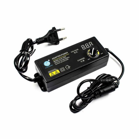 Adjustable Voltage Power Supply Adapter 3-12V, 5A with LED Display Hi Quality Robotics Bangladesh