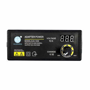 Adjustable Voltage Power Supply Adapter 3-12V, 5A with LED Display Hi Quality Robotics Bangladesh