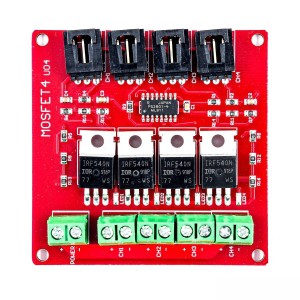 IRF540 4-Way Isolated MOSFET Switch Power Module Robotics Bangladesh