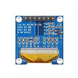 0.96″ OLED Display Module SPI 128×64 7 Pin (White) Robotics Bangladesh