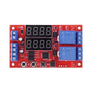 Adjustable Delay Timer Dual Relay with LED Display 24V Robotics Bangladesh