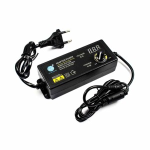 Adjustable Voltage Power Supply Adapter 3-24V, 2.5A with LED Display Hi Quality Robotics Bangladesh