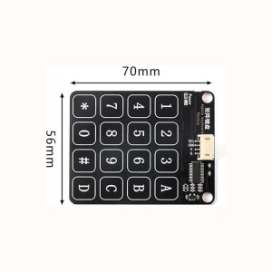 I2C 4x4 Capacitive Touch Keypad with Cable Robotics Bangladesh