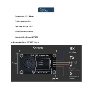 Mini MP3 Easy Connector Board for Mini MP3 Module Robotics Bangladesh