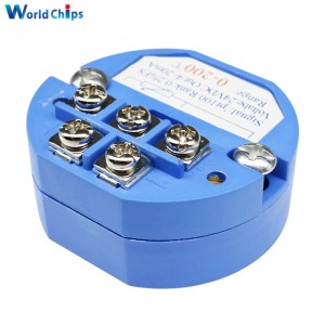 PT100 Temperature Transmitter 0-200 Celsius Range 4-20MA DC 24V Robotics Bangladesh