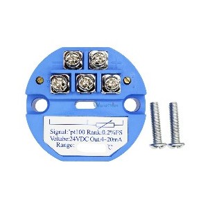 PT100 Temperature Transmitter -50~200 Celsius Range 4-20MA DC 24V Robotics Bangladesh