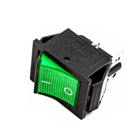 250V AC 16A 4 PIN Rocker Switch - Green Light Robotics Bangladesh