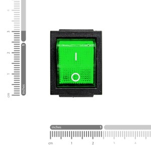 250V AC 16A 4 PIN Rocker Switch - Green Light Robotics Bangladesh