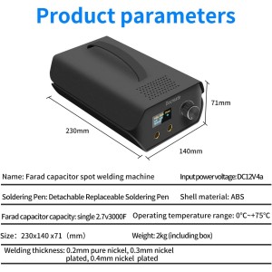 Docreate Farad Capacitor Portable Mini Spot Welder 3000F 120 Adjustable Levels Robotics Bangladesh