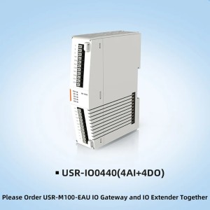 USR-IO0440 4 AI + 4 DO Extension Module for M100 Robotics Bangladesh