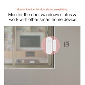 Tuya Smart WiFi Door and Window Sensor Magnetic Alarm Detector Robotics Bangladesh