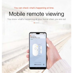 Tuya Smart WiFi Door and Window Sensor Magnetic Alarm Detector Robotics Bangladesh