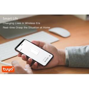 Tuya Smart WiFi Door and Window Sensor Magnetic Alarm Detector Robotics Bangladesh