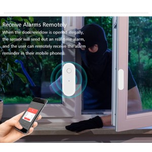 Tuya Smart WiFi Door and Window Sensor Magnetic Alarm Detector Robotics Bangladesh