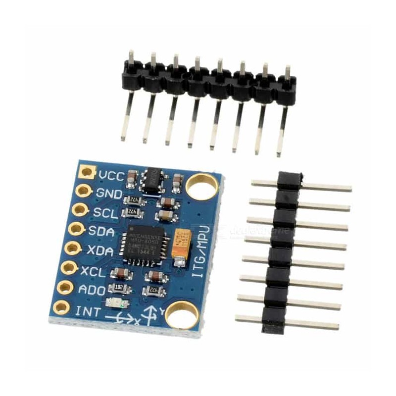 6DOF Accelerometer Gyroscope GY-521 MPU-6050 High Quality Gold Plated Robotics Bangladesh